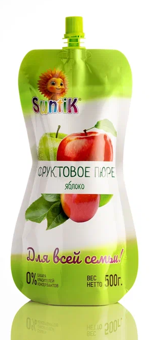 БАК Suntik фрукт пюре 500 яблоко 30шт(ЛР)