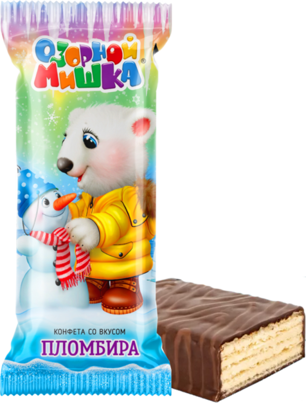 КОН Озорной мишка пломбир 3кг(ОК)