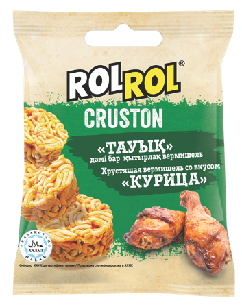 СНЭКИ CRUSTON ROLROL 20 хруст вермишель курица 45шт(МВ)