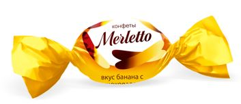КОН Мерлетто банан шоколад 4*1кг(КН)